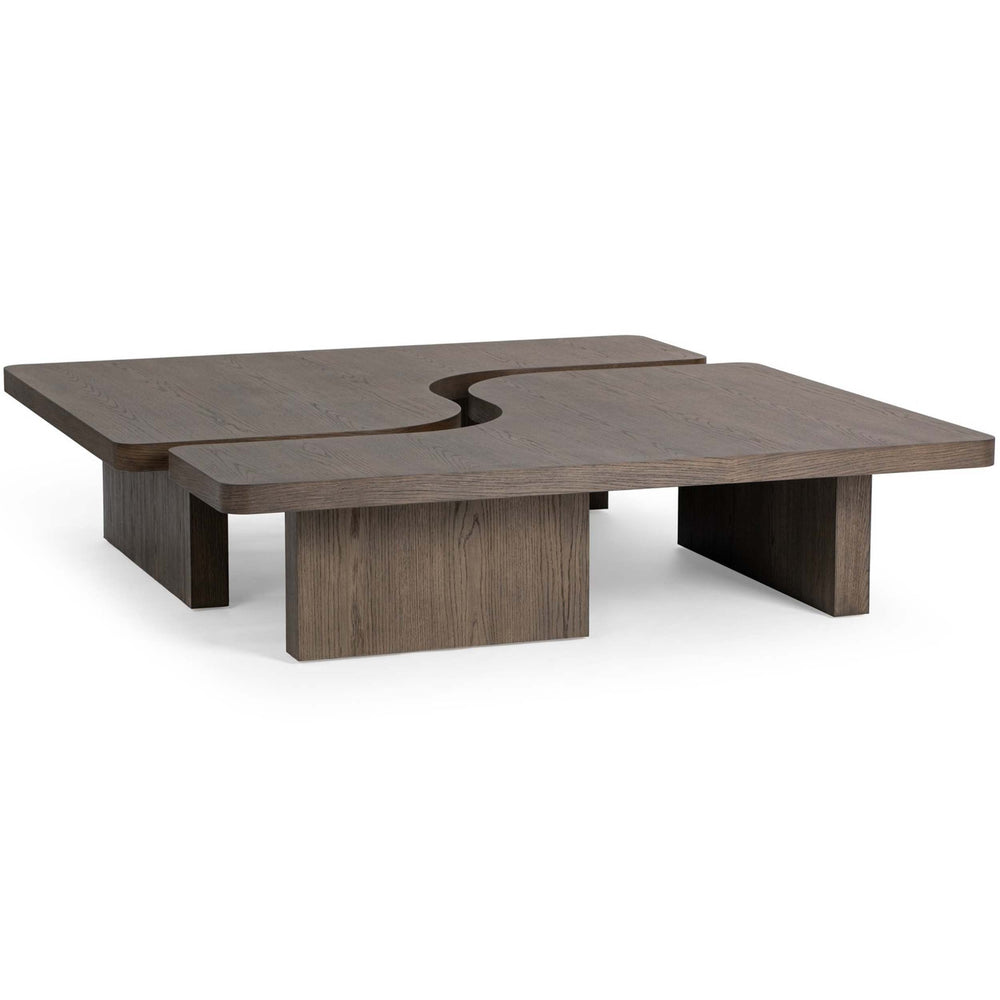 Melina 2 Piece Square Coffee Table, Havanna Brown