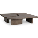 Melina 2 Piece Square Coffee Table by Classic Home