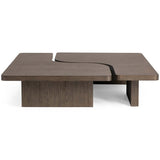 Melina 2 Piece Square Coffee Table, Havanna Brown