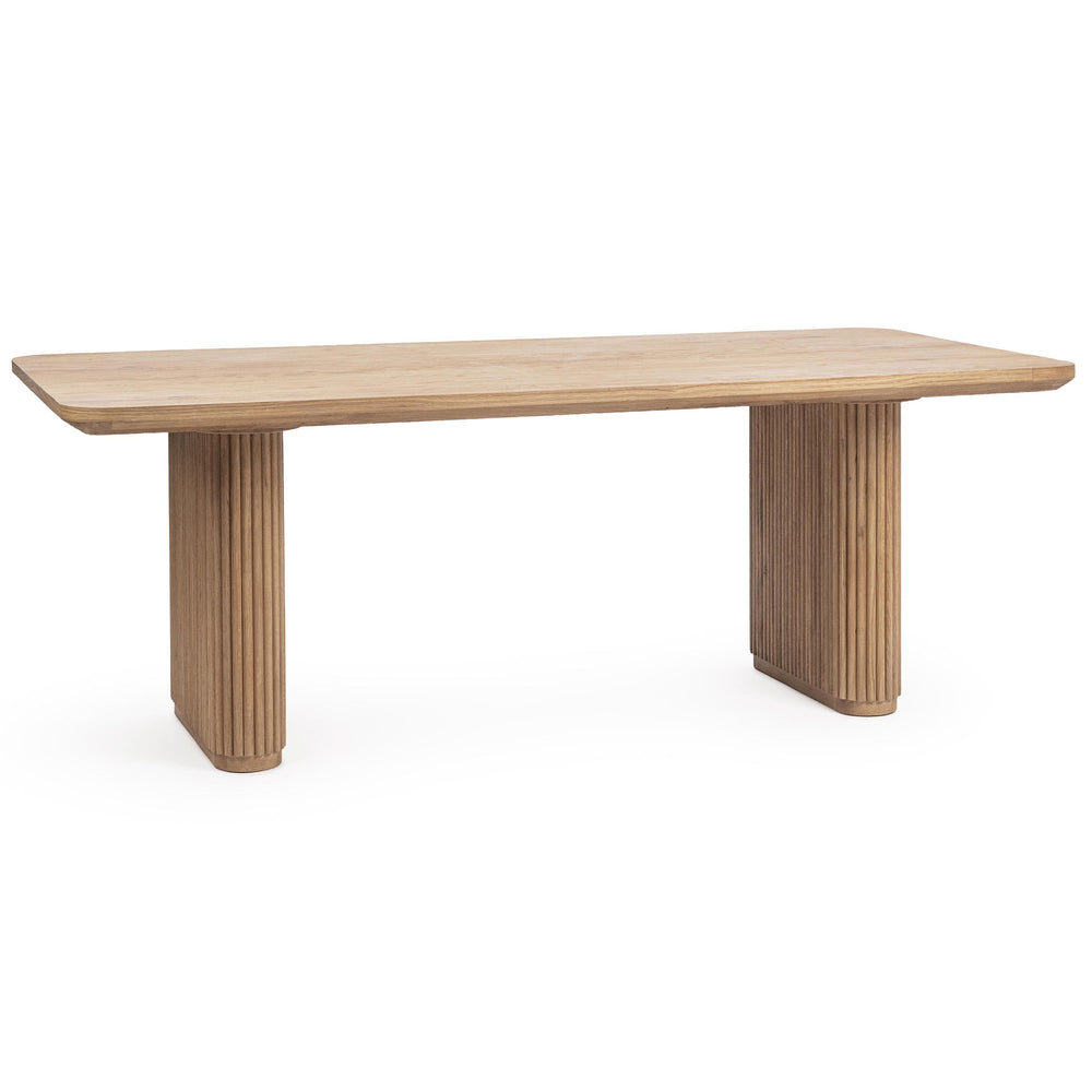 Vander Rectangular Dining Table, Light Oak