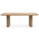 Vander Rectangular Dining Table, Light Oak