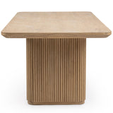 Vander Rectangular Dining Table, Light Oak