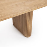 Vander Rectangular Dining Table, Light Oak