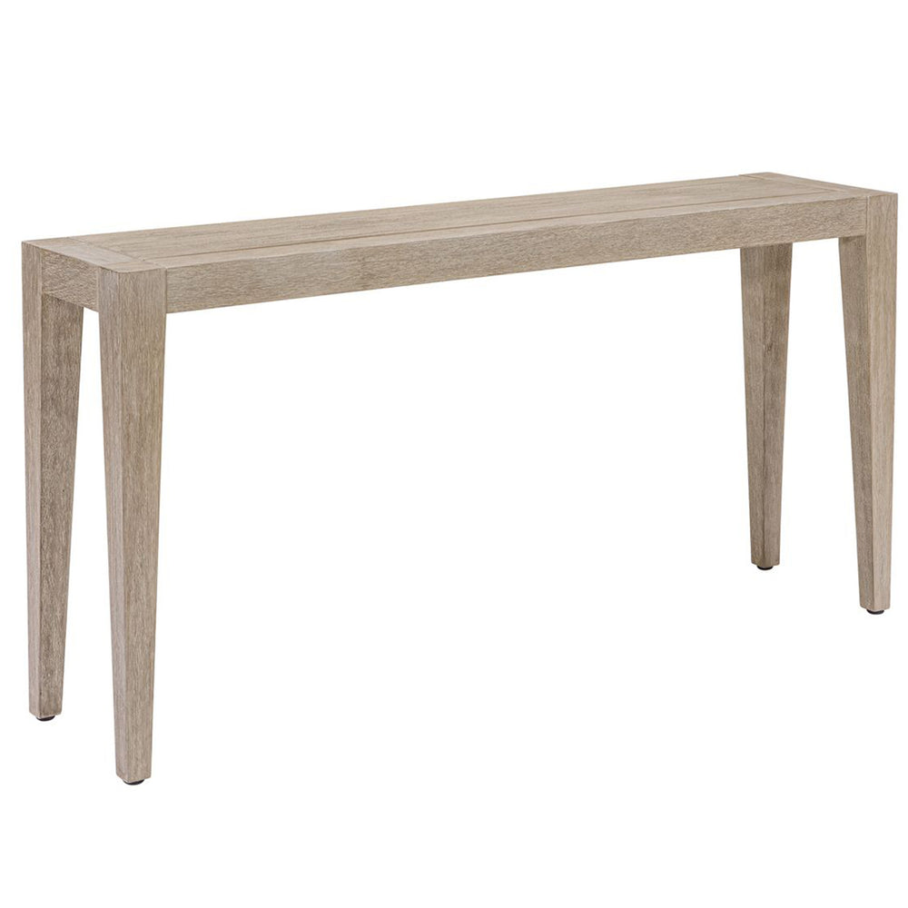 Kirkham Console Table, Cerused Wheat-Furniture - Accent Tables-High Fashion Home
