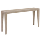 Kirkham Console Table, Cerused Wheat-Furniture - Accent Tables-High Fashion Home