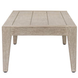 Kirkham Coffee Table, Cerused Wheat-Furniture - Accent Tables-High Fashion Home