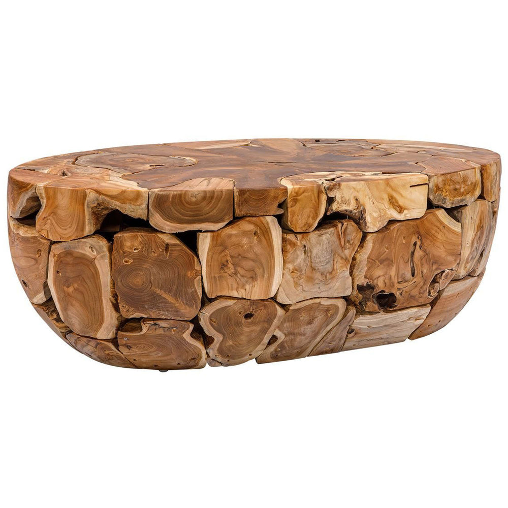 Garels Outdoor Coffee Table, Natural