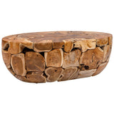 Garels Outdoor Coffee Table, Natural