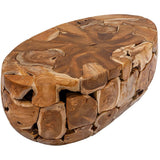 Garels Outdoor Coffee Table, Natural