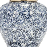 Chinoiserie Table Lamp, Blue/White