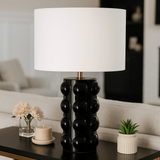 Bubble Table Lamp, Black