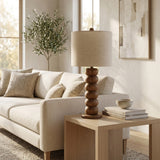 Farrow Table Lamp, Brown