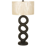 Looped Table Lamp, Black