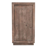 Selma 6 Door Cabinet, Aged Brown