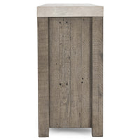 Durant 4 Door Sideboard, Distressed Gray-Furniture - Storage-High Fashion Home