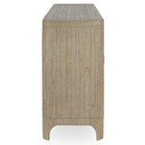 Alpine 4 Door Cabinet, Natural-Furniture - Storage-High Fashion Home