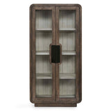 Ollie Display Cabinet, Brown-Furniture - Storage-High Fashion Home