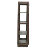 Ollie Display Cabinet, Brown-Furniture - Storage-High Fashion Home