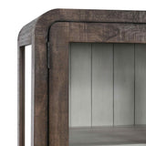 Ollie Display Cabinet, Brown-Furniture - Storage-High Fashion Home