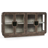 Ollie 4 Door Buffet, Brown-Furniture - Storage-High Fashion Home