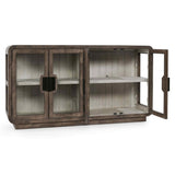 Ollie 4 Door Buffet, Brown-Furniture - Storage-High Fashion Home