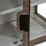 Ollie 4 Door Buffet, Brown-Furniture - Storage-High Fashion Home