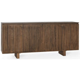 Roya 4 Door Cabinet, Toasted Brown