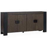 Deaven 4 Door Buffet, Toasted Brown-Furniture - Storage-High Fashion Home
