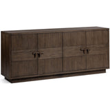 Oakridge 4 Door Cabinet, Havana Brown