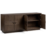 Oakridge 4 Door Cabinet, Havana Brown