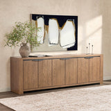 Alderson 6 Door Cabinet, Cafe Brown