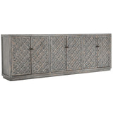 Jonas 6 Door Cabinet, Antique Blue-Furniture - Storage-High Fashion Home