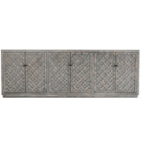 Jonas 6 Door Cabinet, Antique Blue-Furniture - Storage-High Fashion Home