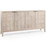 Mira 4 Door Cabinet, Soft Ash