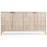 Mira 4 Door Cabinet, Soft Ash