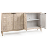 Mira 4 Door Cabinet, Soft Ash