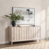 Mira 4 Door Cabinet, Soft Ash