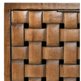 Bast 4 Door Cabinet, Mission Brown