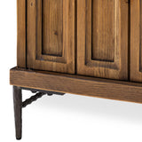Willmark 6 Door Cabinet, Mission Brown-Furniture - Storage-High Fashion Home