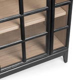 Waverly Cabinet, Satin Black
