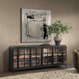Maison 4 Door Cabinet, Loft Black