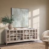 Waverly Cabinet, White Washed
