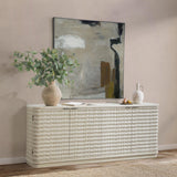 Harbor 4 Door Cabinet, Driftwood Field