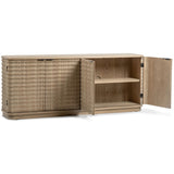 Harbor 4 Door Cabinet, Soft Reef