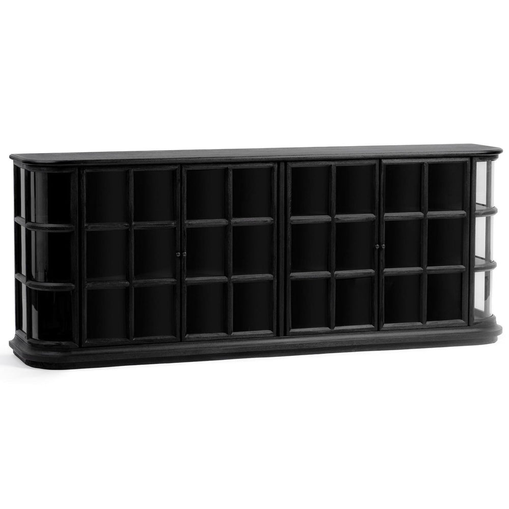 Carson 4 Door Cabinet, Loft Black