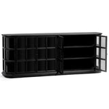 Carson 4 Door Cabinet, Loft Black