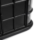 Carson 4 Door Cabinet, Loft Black