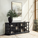 Carson 4 Door Cabinet, Loft Black