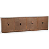 Malibu 8 Door Cabinet, Blue Washed