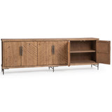 Edison 6 Door Cabinet, Sandy Cove